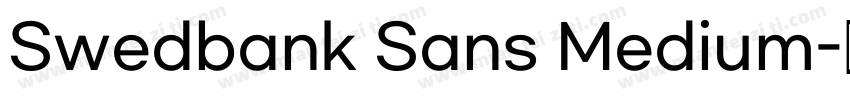 Swedbank Sans Medium字体转换